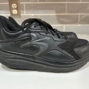 Men's GDEFY Energiya Athletic Shoes Orthopedic Walking Shoes Black Size 10.5 EUC